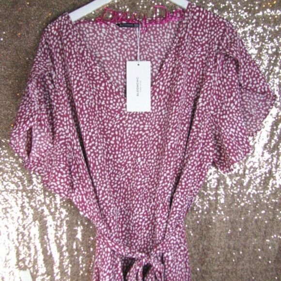 NWT BloomChic red and white dot dress 22/3X - Picture 3 of 10